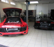 Audi R8 5.2lt V10 und Audi R8 5.2lt V10 Spyder